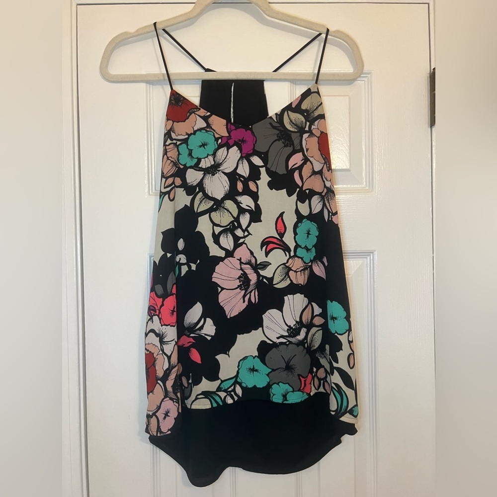 Express Floral Halter Top